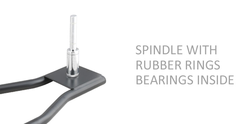 Carwheel-base-for-feather-flag-spindle