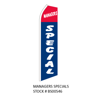 Swooper Flags MANAGERS SPECIALS