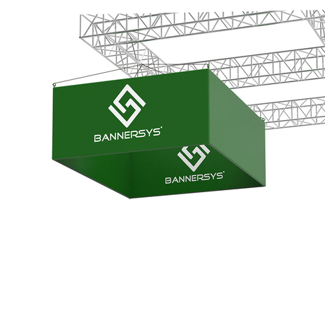 Easy Tube Trade Show Square Sky Hanging Banner Ceiling Sign BS-SHB