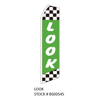 Swooper Flags CHECKERED LOOK