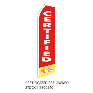 Swooper Flags CERTIFICATED PREOWNED